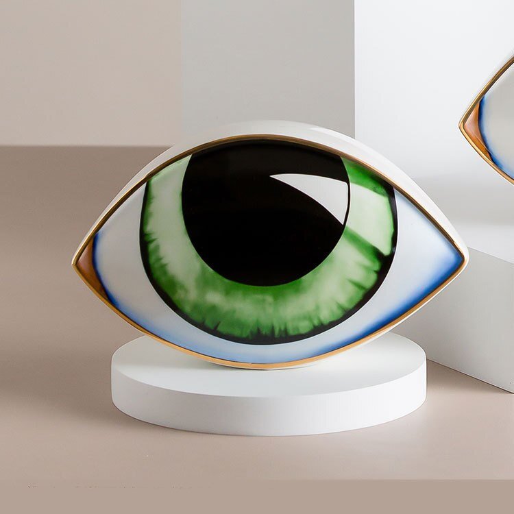 J.Y.R® Ceramic Eye Sculpture - JYR Gallery