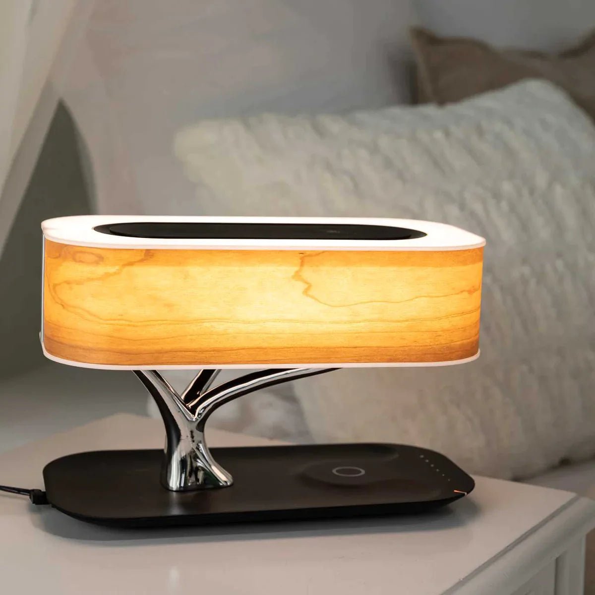 J.Y.R® Cherry Wood Zen Table Lamp - JYR Gallery