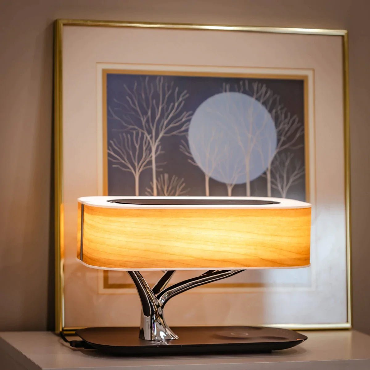 J.Y.R® Cherry Wood Zen Table Lamp - JYR Gallery